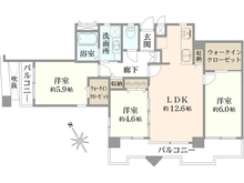 【大阪府/大阪市天王寺区勝山】ノバカネイチ四天王寺 間取り図