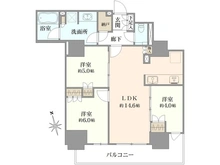 【大阪府/大阪市天王寺区筆ケ崎町】リバーガーデンタワー上町台筆ケ崎 間取り図