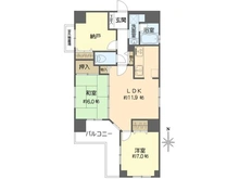 【大阪府/大阪市天王寺区味原町】ユニ・アルス真田山南 間取り図