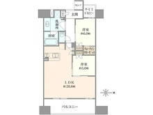 【大阪府/大阪市天王寺区石ケ辻町】グランドメゾン上本町 THE CLASS 間取り図