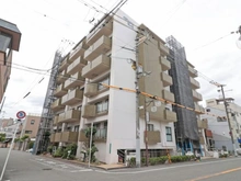 【大阪府/大阪市阿倍野区長池町】メロディハイム桃ヶ池 外観：大規模修繕中