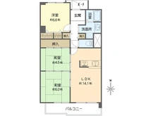 【大阪府/大阪市阿倍野区旭町】あべのポンテ 間取り図