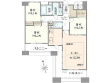 【大阪府/大阪市阿倍野区西田辺町】ステイツアクス阿倍野鶴ケ丘 間取り図