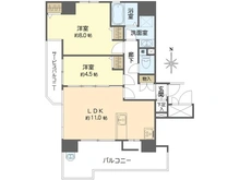 【大阪府/大阪市天王寺区上本町】メロディーハイム四天王寺夕陽丘　弐番館 間取り図