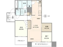 【大阪府/大阪市天王寺区細工谷】レジデンスタワー上本町 間取り図