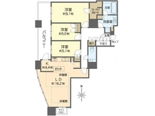 【大阪府/大阪市天王寺区細工谷】レジデンスタワー上本町 間取り図