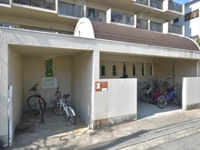 【大阪府/大阪市東住吉区桑津】エスペランス東住吉 駐輪場