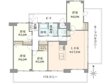 【大阪府/大阪市東住吉区桑津】エスペランス東住吉 間取り図