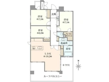 【大阪府/大阪市浪速区難波中】ウイズなんば 間取り図