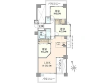 【大阪府/大阪市阿倍野区阪南町】ヴィルヌーブ阿倍野阪南町 間取り図