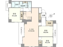 【大阪府/大阪市住吉区帝塚山中】帝塚山イクス 間取り図