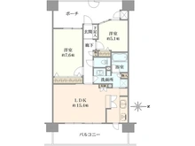 【大阪府/大阪市天王寺区上汐】リベールグラン夕陽丘 間取り図