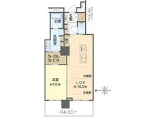 【大阪府/大阪市浪速区湊町】ローレルタワー難波 間取り図