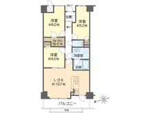 【大阪府/大阪市阿倍野区松崎町】コスモあべの坂ガーデンズ 間取り図