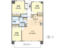 【大阪府/大阪市天王寺区大道】リバーガーデン四天王寺 間取り図