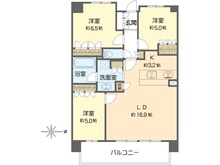 【大阪府/大阪市天王寺区大道】リバーガーデン四天王寺 間取り図