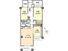 【大阪府/大阪市阿倍野区桃ケ池町】フォルム桃ヶ池公園 間取り図
