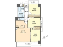 【大阪府/大阪市阿倍野区天王寺町南】ロイヤルシティ阿倍野 間取り図