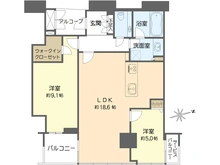 【大阪府/大阪市阿倍野区松崎町】シティタワーグラン天王寺 間取り図