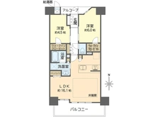 【大阪府/大阪市住吉区杉本】ユニハイムあびこヴェスティ 間取り図
