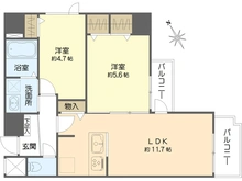 【大阪府/大阪市東住吉区駒川】スペリオ北田辺 間取り図