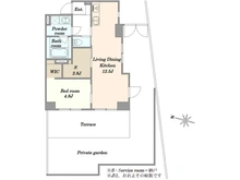 【東京都/品川区荏原】旗の台フラット 間取り図