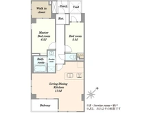 【東京都/大田区上池台】リーベスト上池台 間取り図