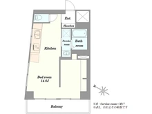 【東京都/大田区北馬込】パールマンション馬込 間取り図