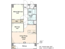 【東京都/目黒区中央町】東建マンション学芸大 間取り図
