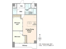 【東京都/品川区西中延】ライオンズマンション西中延 間取り図