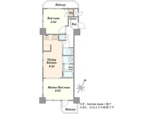 【東京都/大田区東雪谷】セザール東雪谷 間取り図