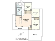 【東京都/大田区中馬込】長原台アーバンハイム 間取り図