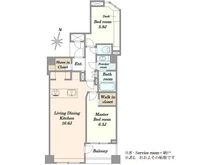 【東京都/大田区北千束】アルス洗足 間取り図