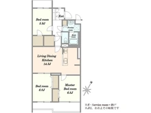 【東京都/大田区久が原】ハイネス久が原 間取り図