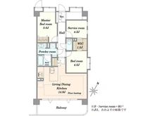 【東京都/大田区南馬込】グランシティ南馬込 間取り図