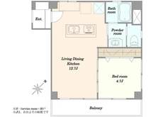 【東京都/目黒区中央町】宅研学芸大マンション 間取り図