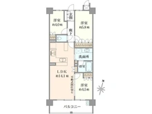 【愛知県/名古屋市瑞穂区柏木町】ダイアパレス八事柏木町 間取り図