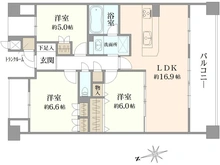 【愛知県/名古屋市千種区穂波町】ヒルズ本山穂波町 間取り図