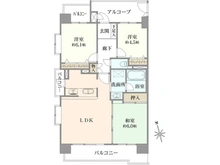【愛知県/名古屋市中区富士見町】ライオンズマンション東別院第二　 間取り図