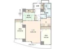 【愛知県/名古屋市北区成願寺】ザ・シーン城北 間取り図