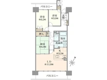 【愛知県/名古屋市西区二方町】パークシティ上小田井 間取り図