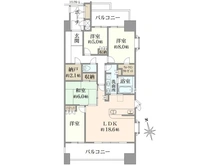 【愛知県/名古屋市東区代官町】D’グランセ代官町 間取り図