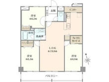 【愛知県/名古屋市中区千代田】三旺マンション鶴舞 間取り図