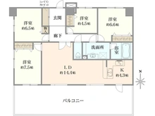 【愛知県/名古屋市中区正木】バンベール金山 間取り図
