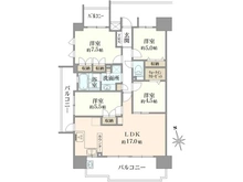 【愛知県/名古屋市天白区井の森町】サンクレーア野並イーストコート 間取り図
