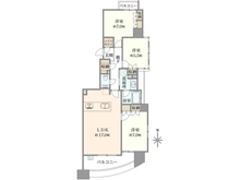 【愛知県/名古屋市東区橦木町】プレティナレジデンス橦木町 間取り図