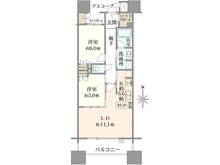 【愛知県/名古屋市中川区尾頭橋】プラウド金山 間取り図
