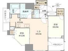 【愛知県/名古屋市東区代官町】ゼスタタワー名古屋代官町 間取り図