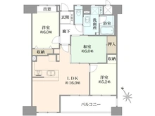 【愛知県/名古屋市中区千代田】サンパーク鶴舞公園南 間取り図