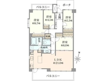 【愛知県/名古屋市東区主税町】白壁町シティハウス 間取り図